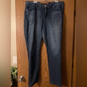 Torrid Dark Blue Straight Leg Jeans